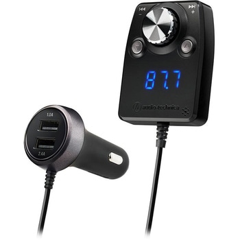 Bluetooth搭載ハンズフリー機能付FMトランスミッター audio-technica