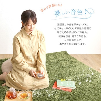指で弾くピアノ カリンバ初心者セット ハンドメイドタイプ 10キー ホームテイスト