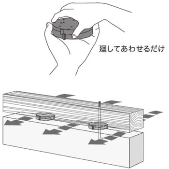 リレベル 水平ワンタッチ基礎パッキン ティカトウ