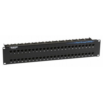 CAT5eフィードスルー・パッチパネル UTP・48ポート BLACK BOX