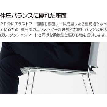 ミーティングチェア MP-ELAシリーズ ハイチェア 内田洋行