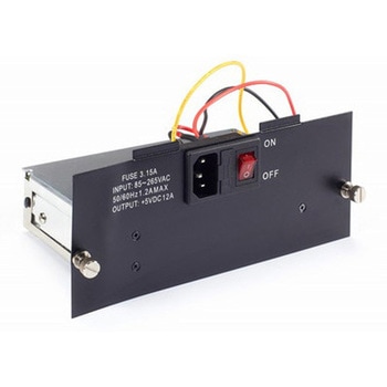 メディアコンバータシャーシ 2U 左パワーサプライ BLACK BOX