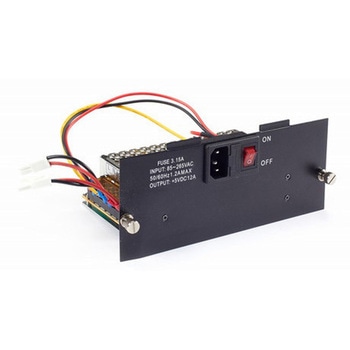 メディアコンバータシャーシ 2U 右パワーサプライ BLACK BOX