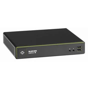 KVMエクステンダー Emerald4K IP-KVMレシーバ (DPx1 USBx4 1000BASE-Tx1 SFP+x2) BLACK BOX