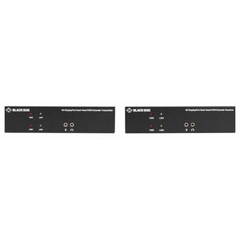 デュアルディスプレイ対応KVMエクステンダーキット (DP/USB) BLACK BOX