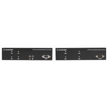 デュアルディスプレイ対応KVMエクステンダーキット (DVI-D/USB/光ファイバ) BLACK BOX