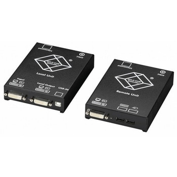 CAT5エクステンダ DVI-D シングル USB BLACK BOX