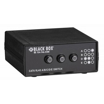 10G対応CAT6 ABCDEスイッチ BLACK BOX