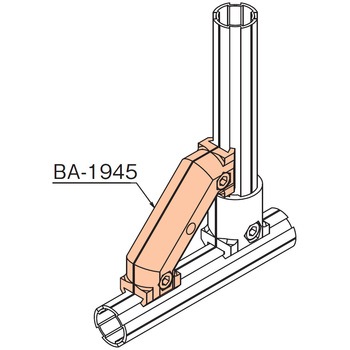 Φ19アルミジョイントセット(インナータイプ) TMEHジャパン