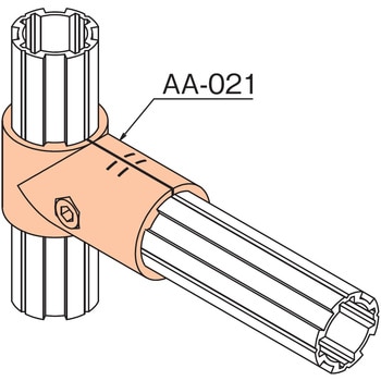 Φ28アルミジョイントセット(アウタータイプ) TMEHジャパン