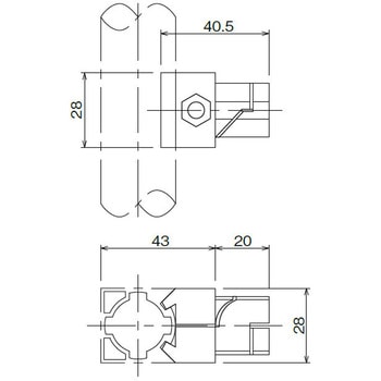 28スクエア用ジョイントセット TMEHジャパン