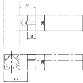 CA-001T 28スクエア用ジョイントセット 1セット TMEHジャパン CA-001T 28スクエア用ジョイントセット 1セット TMEHジャパン