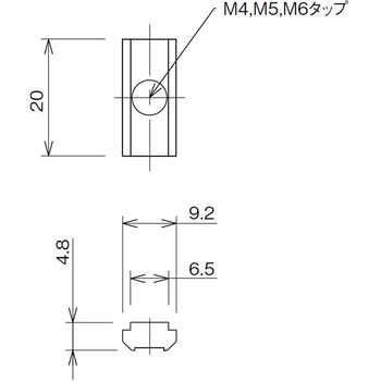 40スクエア用インサートナット TMEHジャパン