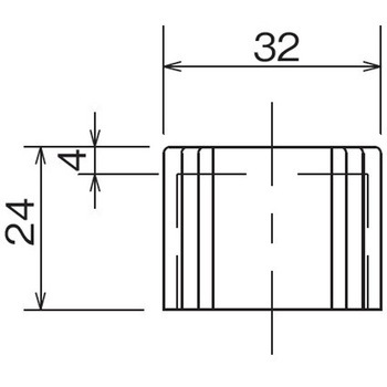 プラスティックアウターキャップ アルミ TMEHジャパン