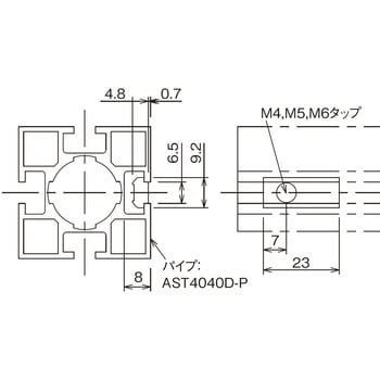 40スクエア用スプリングナット TMEHジャパン