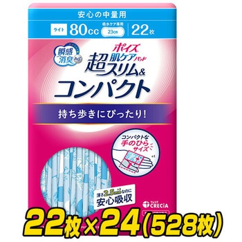 ポイズ 肌ケアパッド 超スリム&コンパクト 日本製紙クレシア