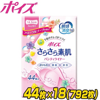ポイズ さらさら吸収 パンティライナー 日本製紙クレシア