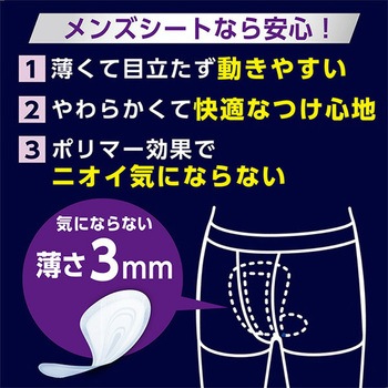ポイズ メンズシート 日本製紙クレシア