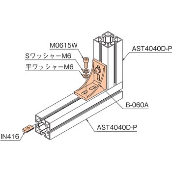 40スクエア用ブラケット TMEHジャパン