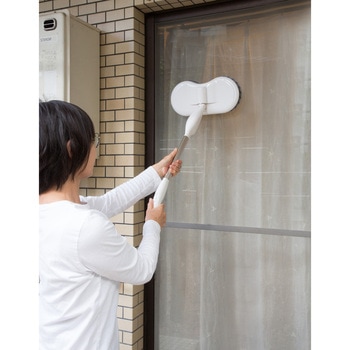 ファミラ 充電式くるくるツインモップ スピンマジック 8点セット+予備バッテリー ファミリー・ライフ