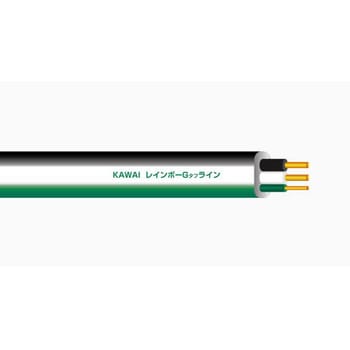 600Vビニル絶縁ビニルシースケーブル平形 カワイ電線