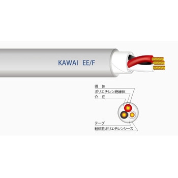 600Vポリエチレン絶縁耐燃性ポリエチレンシースケーブル カワイ電線