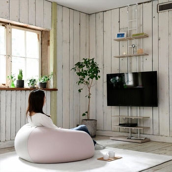 突っ張り壁面テレビラック ～55型対応 YAMAZEN(山善)