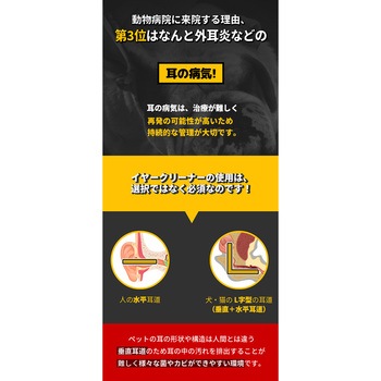 ネイチャーイヤークリーナー (犬・猫兼用) ぺスルーム(Pethroom)