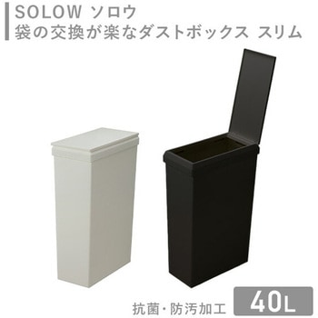 SOLOW 袋の交換が楽なダストボックス リス