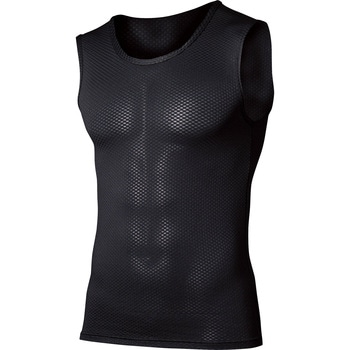 BT冷感3Dファーストレイヤー ノースリーブ ラウンドネックシャツ おたふく手袋