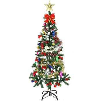 6952 クリスマスツリー120cm オーナメントセット付き 1セット アーテック(学校教材・教育玩具) 【通販モノタロウ】