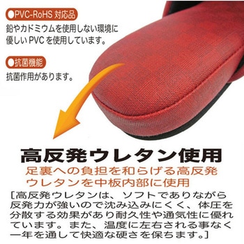 チェッカー 機能素材 スリッパ FEEL FOOT