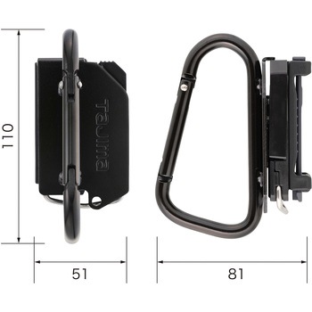 着脱式工具ホルダースチール カラビナ大 タジマツール(TJMデザイン)