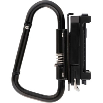 着脱式工具ホルダースチール カラビナ大 折りたたみ タジマツール(TJMデザイン)