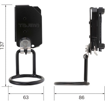 着脱式工具ホルダースチール ハンマー1穴ブラ タジマツール(TJMデザイン)