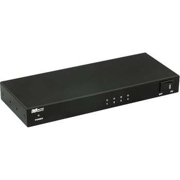 RS-HDSP4-4K 4K60Hz/HDCP2.2対応 1入力4出力 HDMI分配器 1個 ラトックシステム 【通販モノタロウ】