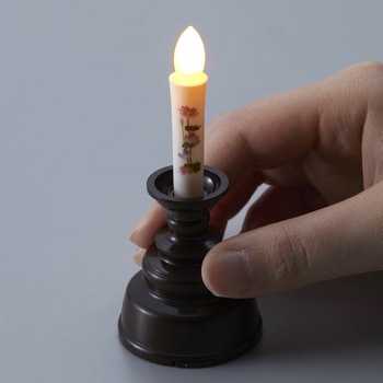 安心の絵ろうそくミニ 電池なし スマイルキッズ