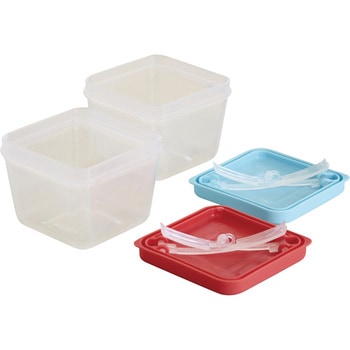 ふたがトングになる保存容器 2個組 - スマイルキッズ