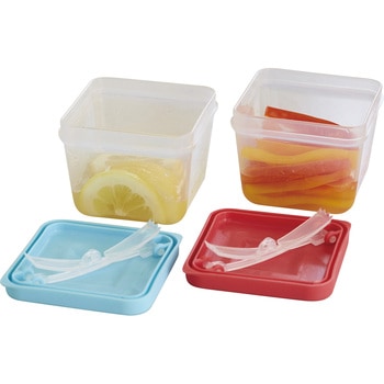 ふたがトングになる保存容器 2個組 スマイルキッズ