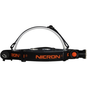 H30F 高輝度フォーカスLEDヘッドライト 充電式 Nicron(ニクロン) 黒色