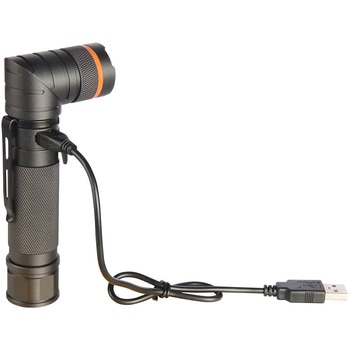 首振りレッド・グリーンLED付ライト 充電式 Nicron(ニクロン)