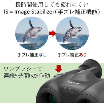 BINO8X20IS 双眼鏡 BINOCULARS 8X20 IS Canon アイレリーフ13.5mm