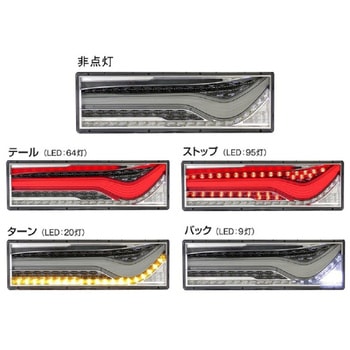 オールLEDリアコンビネーションランプ 歌舞伎デザイン シーケンシャル