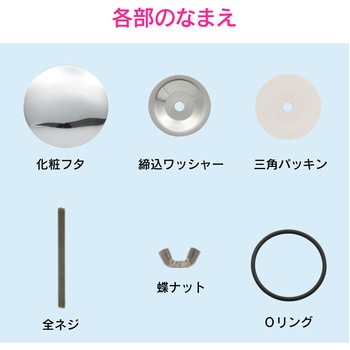 ガオナ 水まわりホールキャップ 穴かくし用 (洗面 手洗 ビス) GAONA(ガオナ)