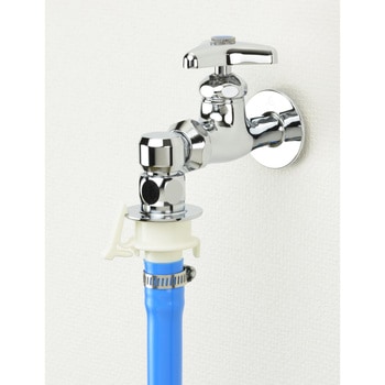 ガオナ 二槽式洗濯機用 給水ホース ワンタッチ給水ジョイントセット (バンド付き 抜け防止 長さ調節可能) GAONA(ガオナ)