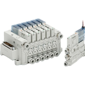 ZK2A Series エジェクタシステム 真空ユニット マニホールド用エジェクタ+バルブ付き+省エネ機能なし SMC