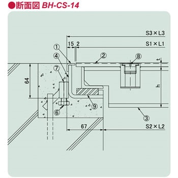 大口径マシンハッチ スチール縞鋼板蓋 一般型 第一機材