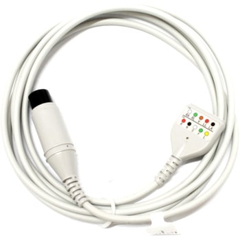 BS ECG中継ケーブル DIN 42802-AAMI 6ピン 5線 bitstrong