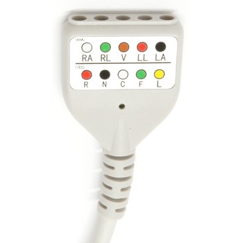 BS ECG中継ケーブル DIN 42802-AAMI 6ピン 5線 bitstrong