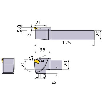 外径 小物高精度加工用 溝入れ突切り旋削工具 GWシリーズ(00°ストレートホルダ) 三菱マテリアル